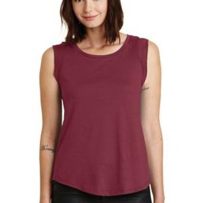 Alternative Women's Cap Sleeve Satin Jersey Crew T Shirt Thumbnail
