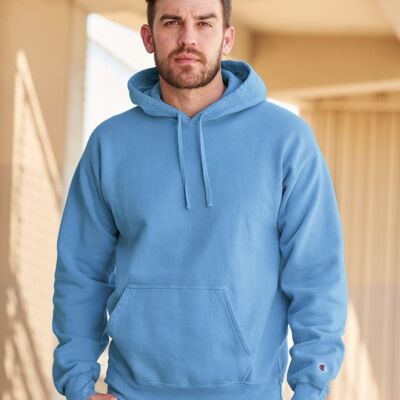 Unisex Garment-Dyed Hooded Sweatshirt Thumbnail