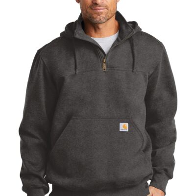 ® Rain Defender ® Paxton Heavyweight Hooded Zip Mock Sweatshirt Thumbnail