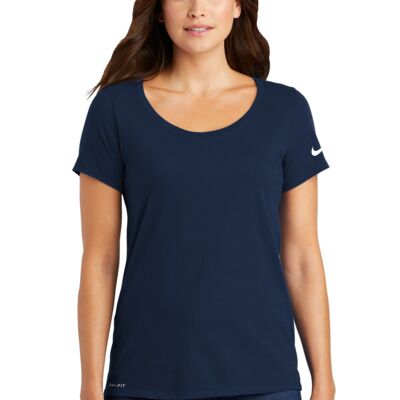 ICD Ladies Dri FIT Cotton/Poly Scoop Neck Tee Thumbnail