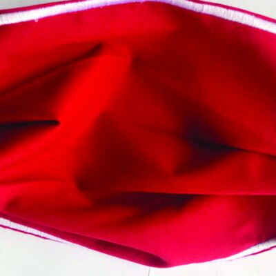 FACEMASK - NON-MEDICAL HOMEMADE MASK - RED Thumbnail