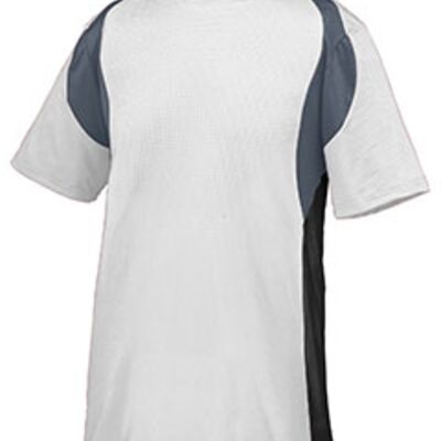 SEW N STITCHES - Youth Wicking Poly/Span Short-Sleeve Jersey with Contrast Inserts Thumbnail