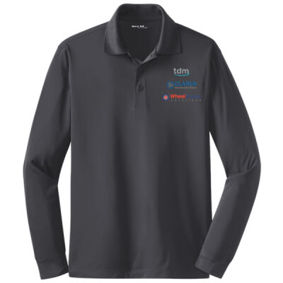 Clarus Sport-Tek® Long Sleeve Micropique Sport-Wick® Polo Thumbnail
