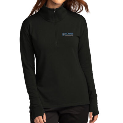 SPOTR TEK -Ladies Sport Wick ® Flex Fleece 1/4 Zip Thumbnail