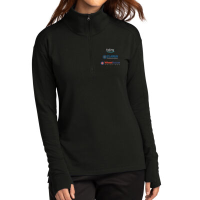 SPORT TEK -Ladies Sport Wick ® Flex Fleece 1/4 Zip 2 Thumbnail